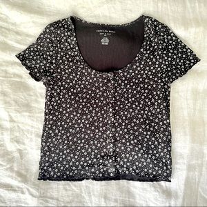 American eagle floral top